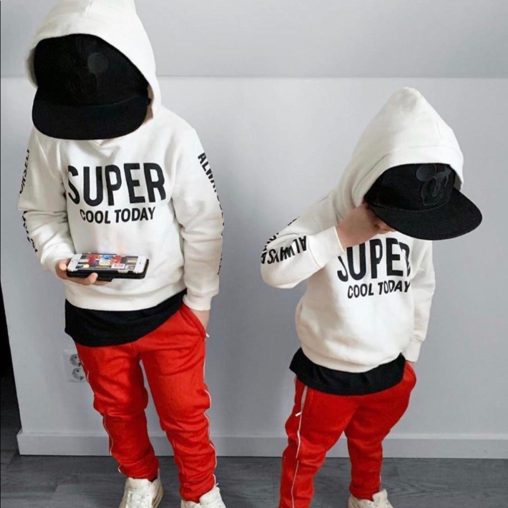 Boys youth jogging suit new